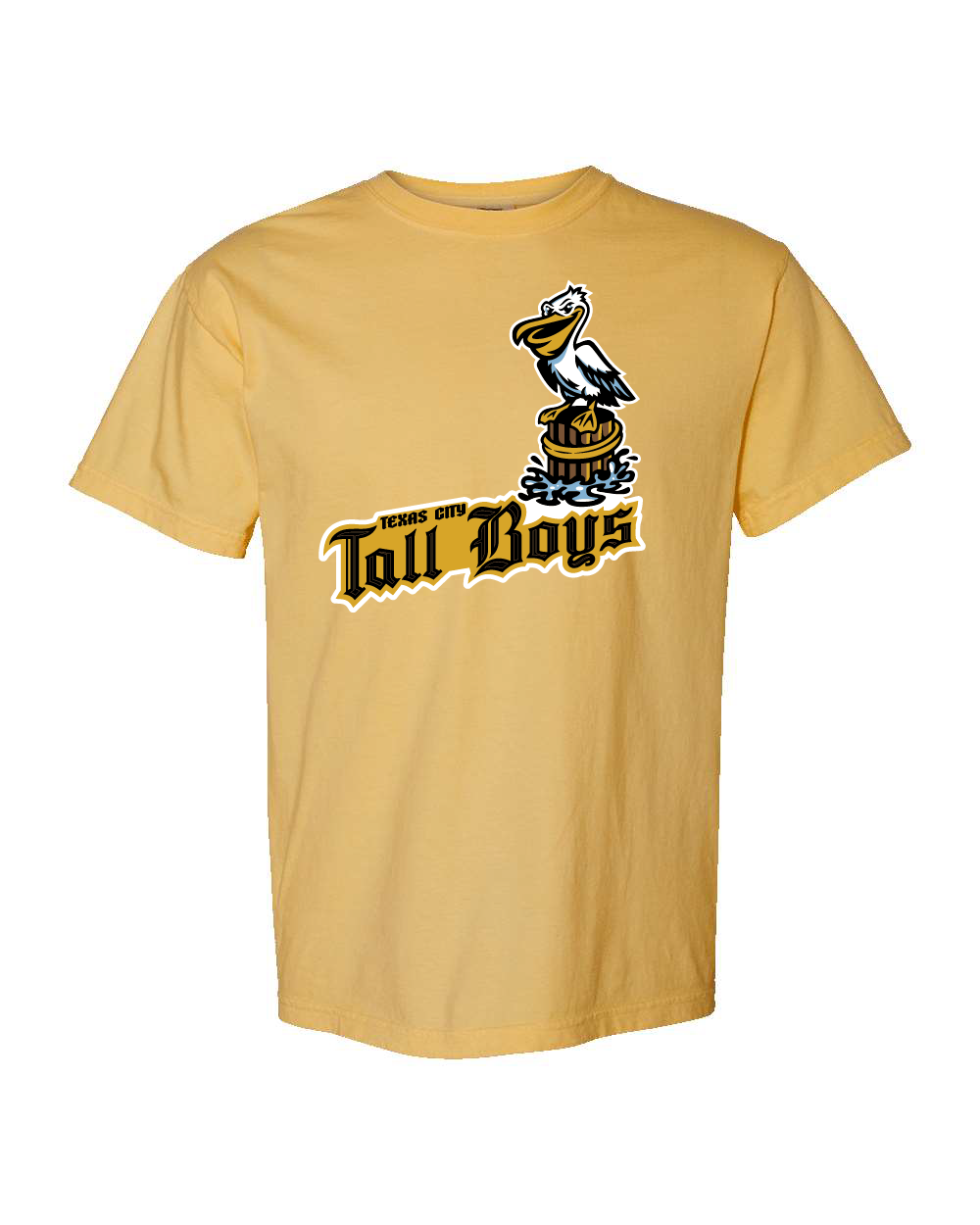 Tall Boys Premium Comfort Colors Unisex Garment-Dyed Heavyweight T-Shirt