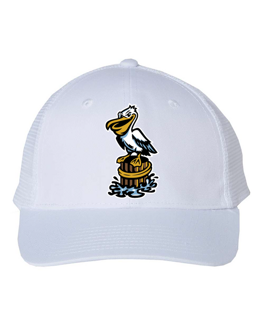 Tall Boy Mesh-Back Twill Trucker Cap